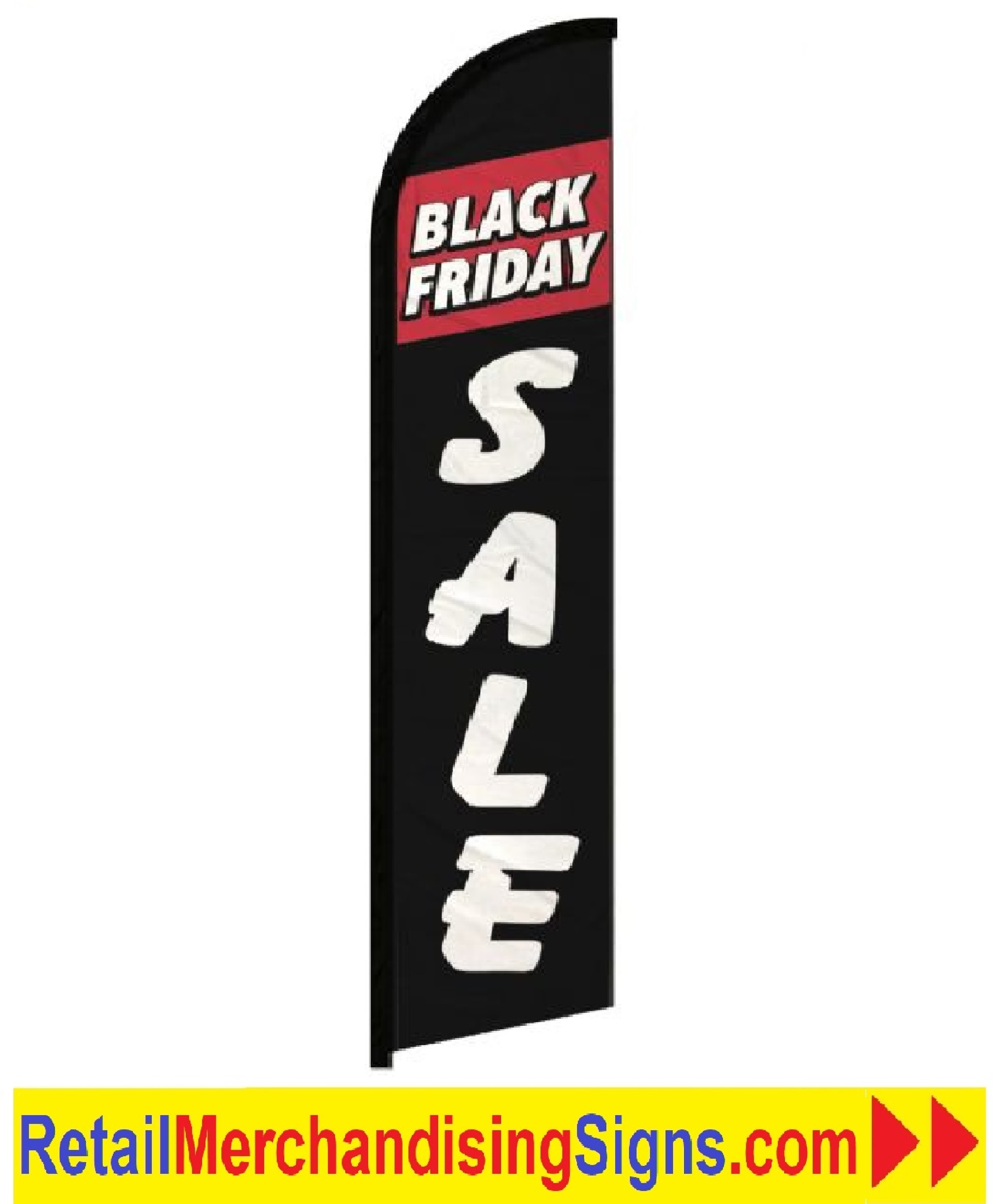 SNK310 BLACK FRIDAY SALE Flag KIT, Windless Swooper Flags (with 15' pole)